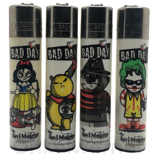 Bad Day White Clipper Feuerzeug